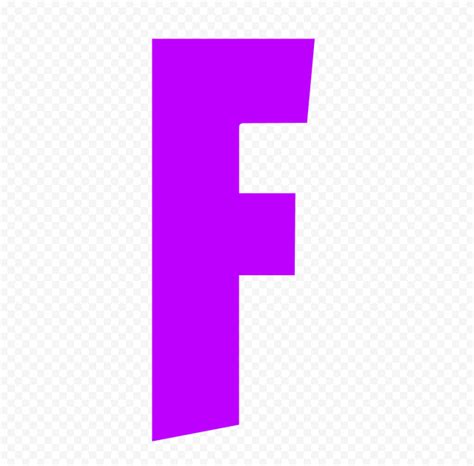 HD Purple Fortnite Logo Silhouette PNG Citypng