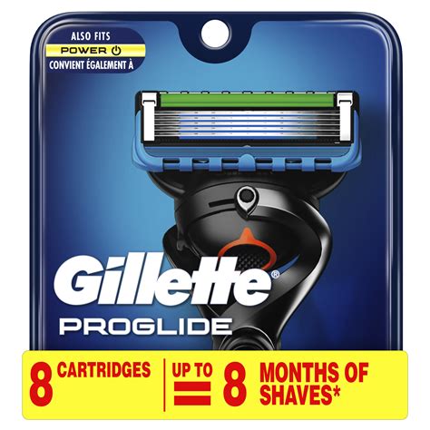 gillette proglide mens razor blade refills cartridges 8 ct