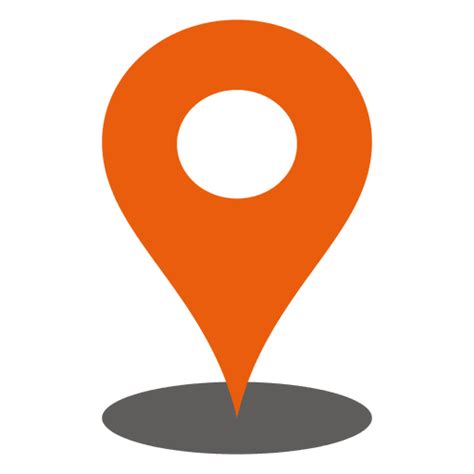 Orange Location Marker Infographic Ad Paid Ad Location Marker