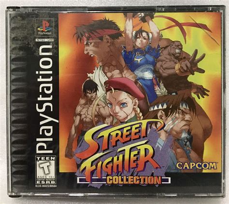 Street Fighter Collection Sony Playstation 1 1997 2 Disc Capcom No Manual 13388210244 Ebay