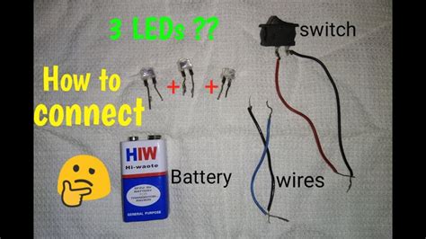 How To Connect Multiple Leds With Switch Easy Circuit Diy Youtube