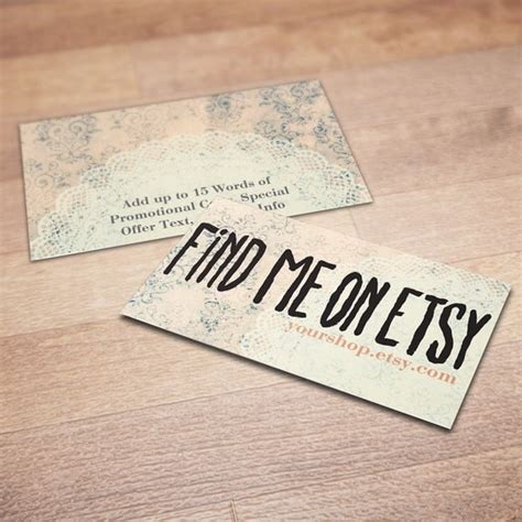 100 Custom Business Cards For Promoting Your Etsy Shop