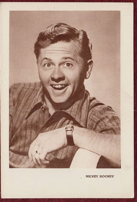 / this story is dumb and usless. Mickey Rooney actor rare lobby card 1950s film movie ...