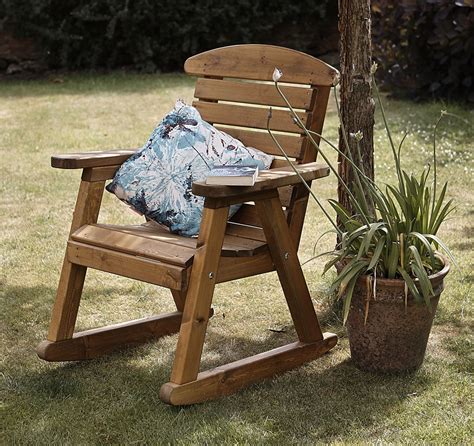 A best wooden rocking chair is ideal in these cases. Hetton Wooden Rocking Chair - UK Garden Products