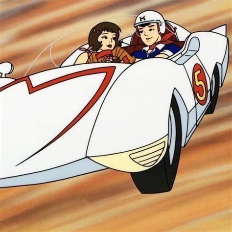 Speed Racer And Trixie Limited Edition Sericel By Tatsuo Yoshida With