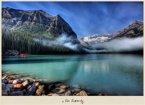 Lake Louise At Sunrise Banff National Park Canada