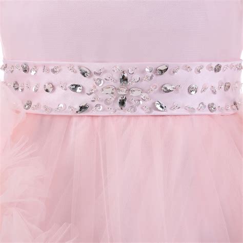 Stunning V Back Luxury Pageant Tulle Ball Gowns For Girls 2 12 Year Old