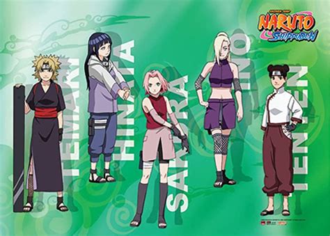 Amazon Com Great Eastern Entertainment Naruto Shippuden The Girls Wall Scroll By Inch