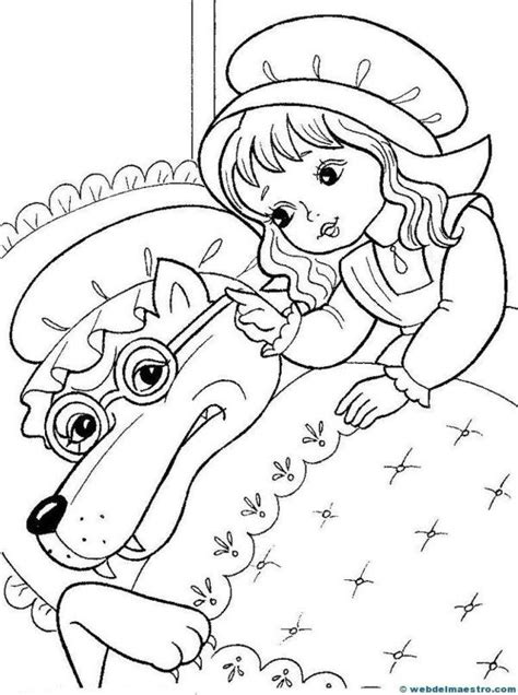 Caperucita Roja Web Del Maestro Coloring Books Cool Coloring Pages