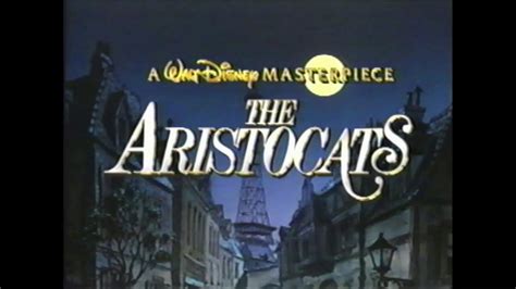 The Aristocats 1996 Masterpiece Collection Vhs Trailer Youtube