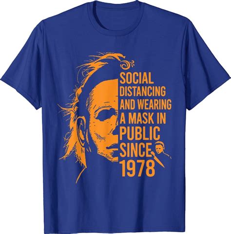 Michael Myers Social Distancing And Wearing A Mask In Public Etsy