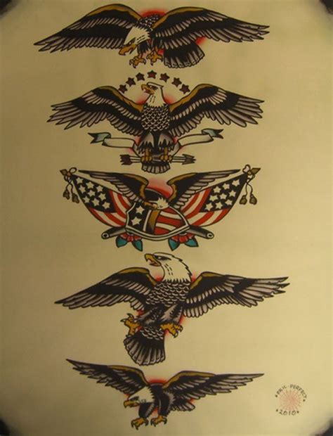 American Traditional Eagle Designs Traditional Eagle Tattoo