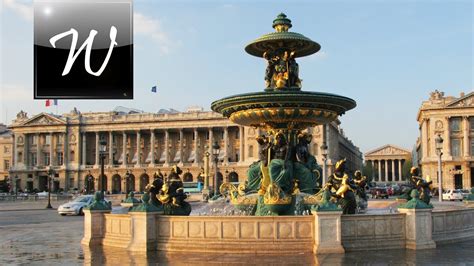 Place de la concorde est la plus grande place de paris avec une histoire étonnante et vaste. Place de la Concorde, Paris HD - YouTube