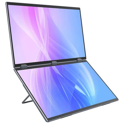 Stacked Monitor Laptop Dual Screen Folding 18 Inch