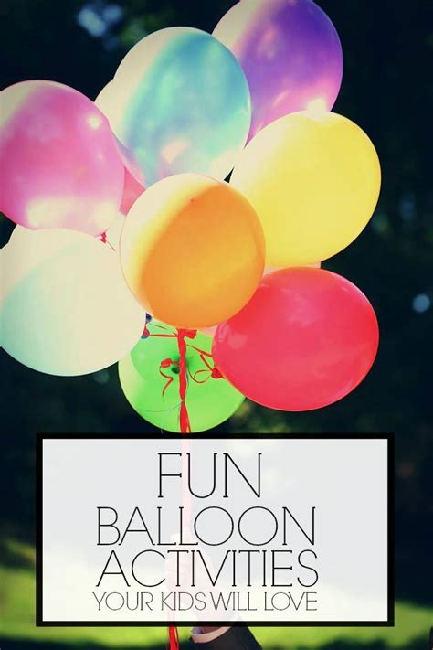 25 Fun Balloon Games For Kids Fun Balloons Balloon Games For Kids