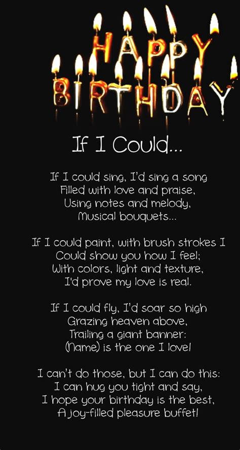 12 Happy Birthday Love Poems For Her Him With Images