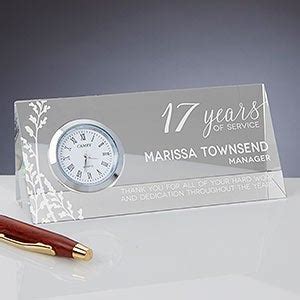 On this page, you'll find an extensive range of wishes and sentiments you can use to write the perfect. Personalized Retirement Glass Desk Clock
