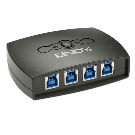 4 Port Usb 30 Switch From Lindy Uk