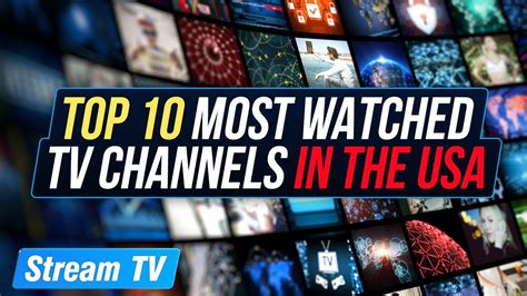 Top 10 Most Watched Tv Channels In The Usa Youtube