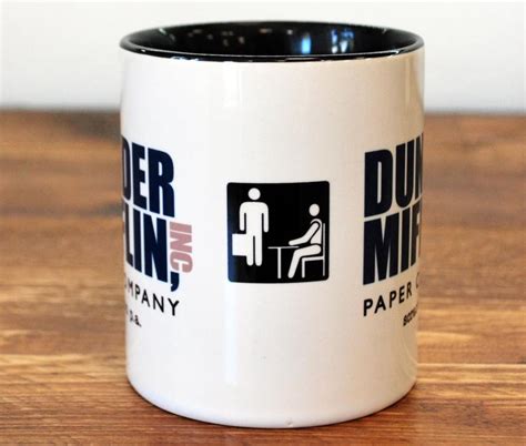 The Office Dunder Mifflin Coffee Mug Michael Scott Etsy Mugs Coffee Mugs Mifflin