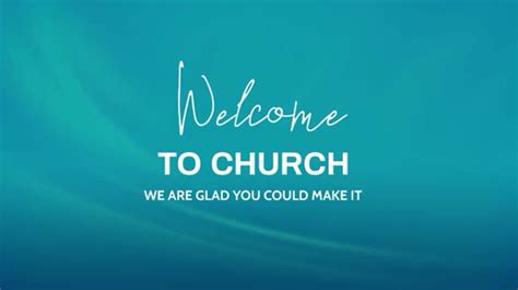 Welcome To Church Digital Display Template Postermywall