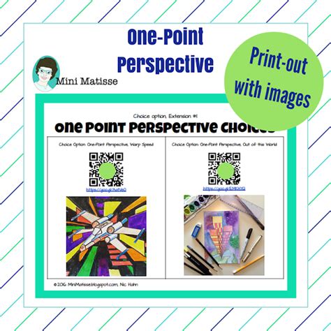 Mini Matisse One Point Perspective Extension Lesson