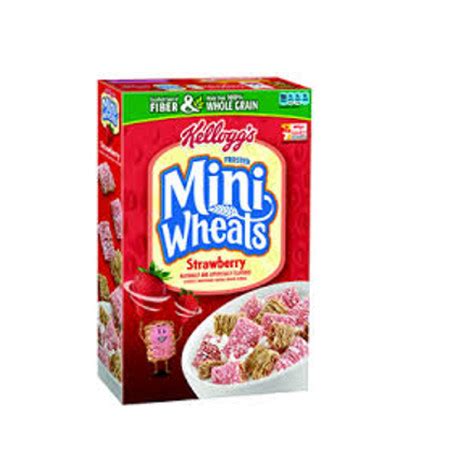 Kellogg S Frosted Mini Wheats Strawberry Cereal Reviews