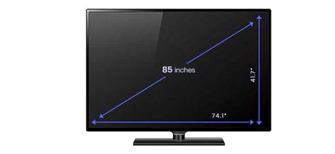 Tv Dimensions Measurements And Size Guide Designing Idea