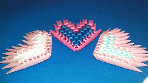 3d Origami Heart Youtube