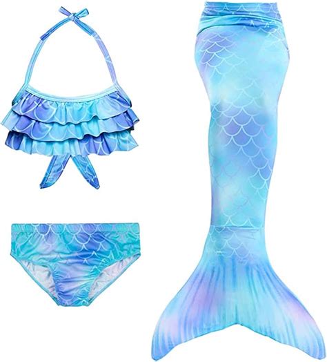 Buy Dnfun Mermaid Tails For Swimming For Girls Princess Bikini Mermaid