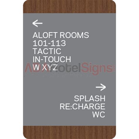 Floor Directional Sign Large