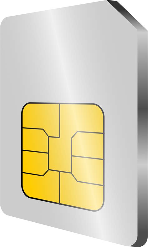 Clipart Sim Card Mobile Phone Remix