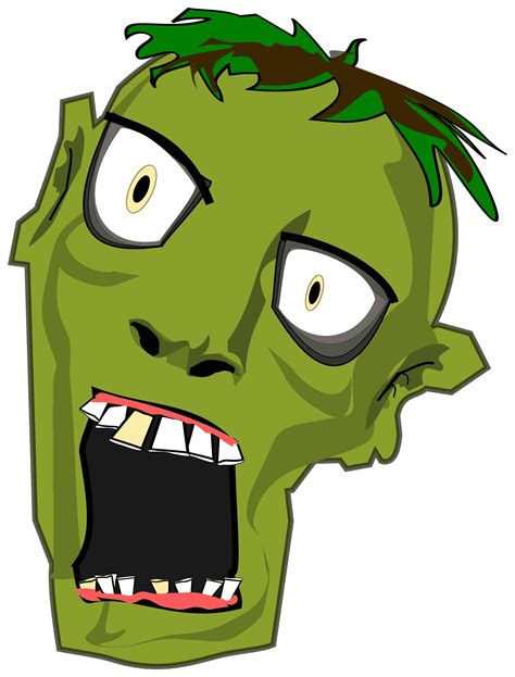 Zombie Head Green Svg Min Hosted At Imgbb — Imgbb