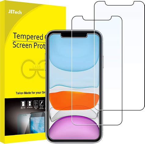 Jetech Screen Protector For Iphone 11 And Iphone Xr 61 Inch Tempered