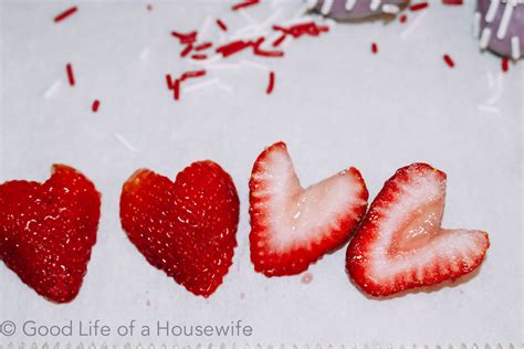 Heart Strawberries For Valentines Day Good Life Fo A Housewife