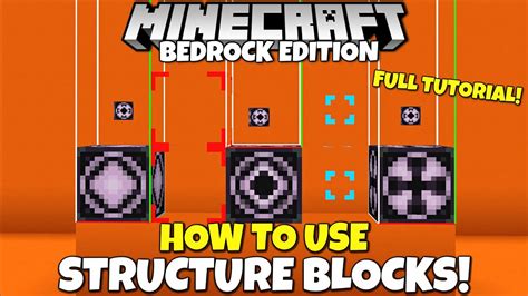 How To Use Structure Blocks In Minecraft Bedrock Tutorial Everything