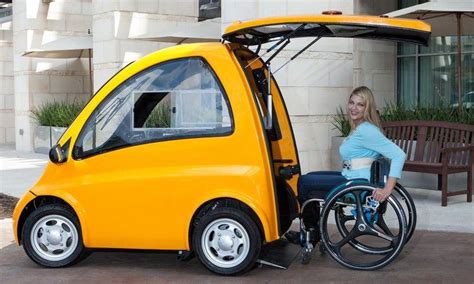An Electric Car Designed Especially For People In Wheelchairs