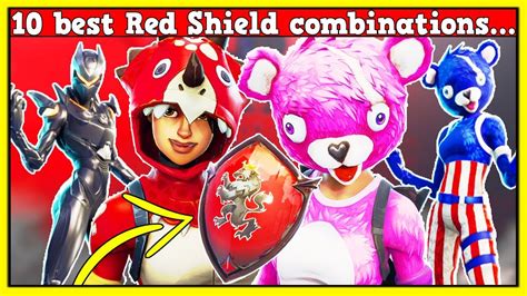 Red Shield On 102 Skins 10 Best Combos W Red Shield Fortnite