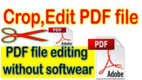 Crop Pdf Filehow To Edit And Crop Pdf File In Photoshop Youtube