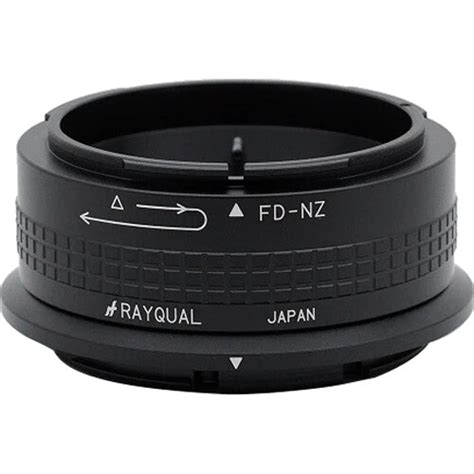 rayqual lens mount adapter for canon fd lens to nik fd nz bandh