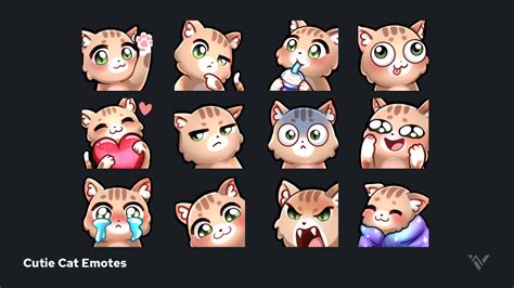 Digital Art And Collectibles Drawing And Illustration Kitty Emote Twitch