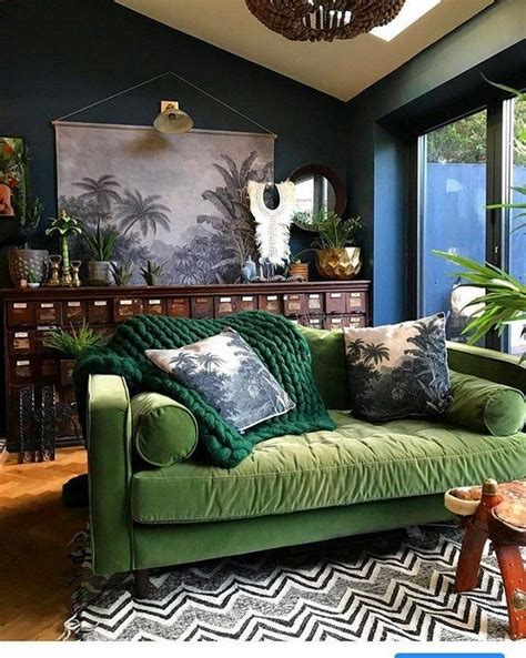 10 Green Velvet Couch Living Room