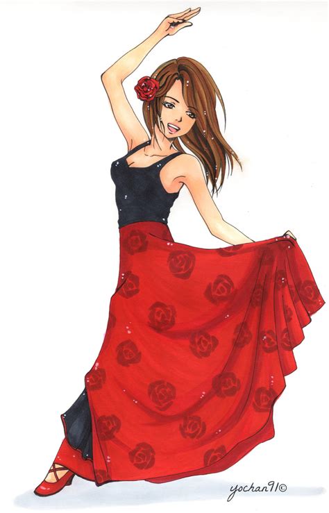 Flamenco Dancer By Yochan91 On Deviantart