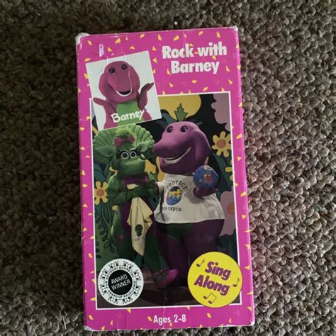 Vintage Barney Rock With Barney Vhs 1991 Original Release Protect Our