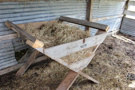 How i built my quail cages. HighTail Farms: Homemade Hay Rack