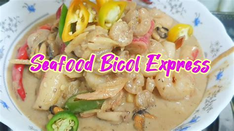 Seafood Bicol Express Hello Maui Youtube