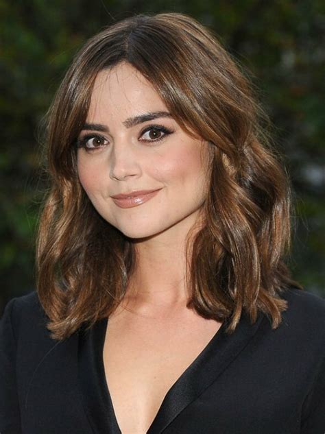 jenna coleman easy shoulder length hair with loose waves