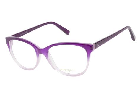 Evergreen 6016 Purple Gradient Eyeglasses Are Elegantly Feminine The Refreshing Violet Gradient
