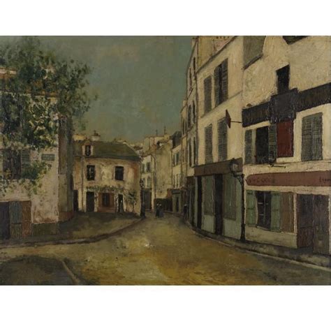 Maurice Utrillo Place Du Tertre À Montmartre Mutualart