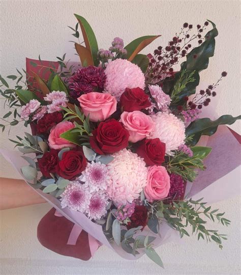 Romantic Bouquet Code Bloom Perth Florist Fresh Flower Bouquets